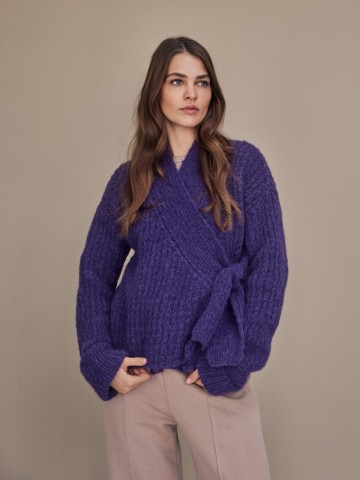 Alpaca air overslag vest