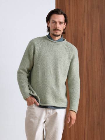 Alta moda alpaca raglan trui