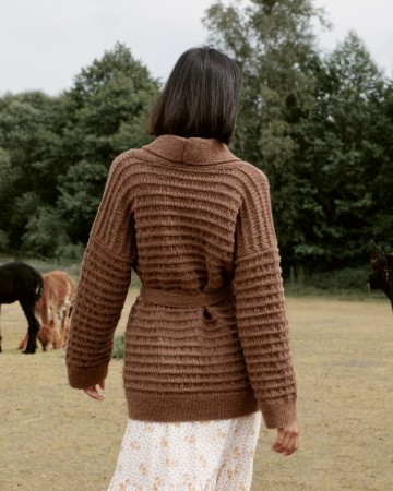 Alta moda alpaca vest achter