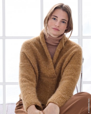 Baby furry polo trui