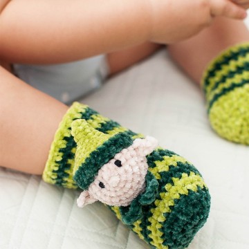 Baby sokjes kerst elf