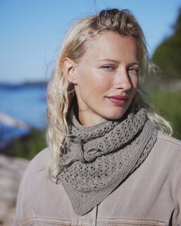 Cashmere extra lace driehoek sjaal emily