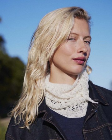 Cashmere extra lace driehoeksjaal estelle