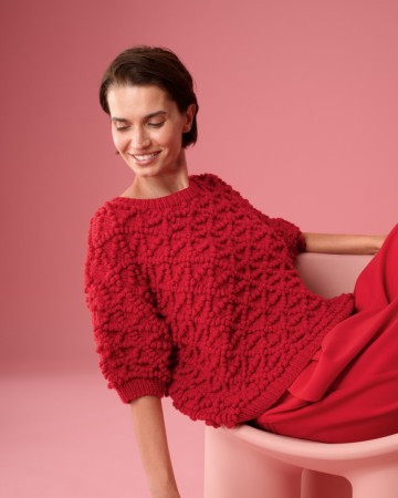 Cool merino noppen truitje