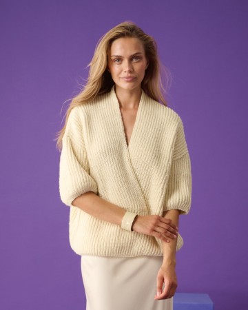 Cool merino trui korte mouw