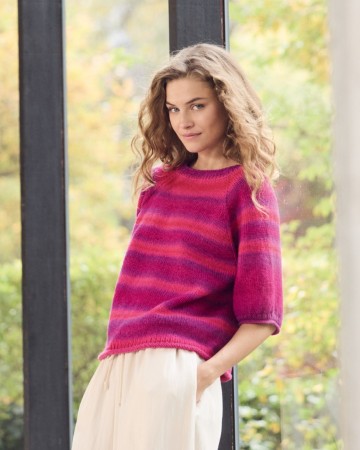 Corallo topdown trui drie kwart mouw