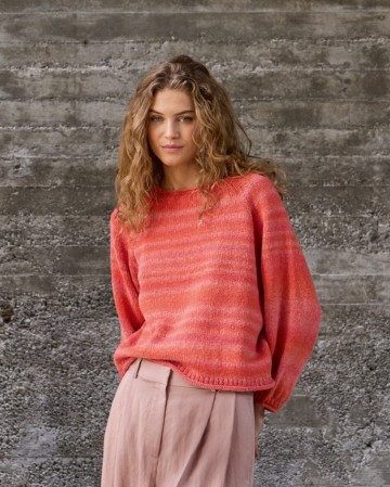 Corallo topdown trui lange mouw