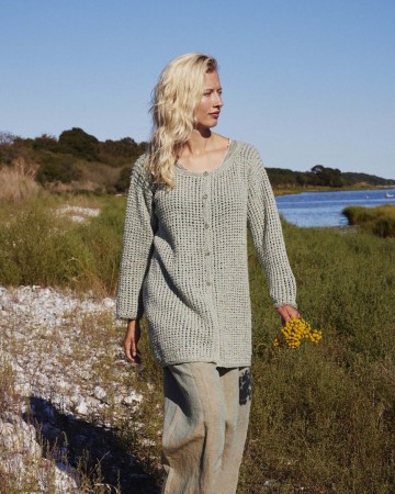 Cotton tweed lang vest cassie