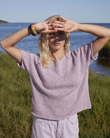 Cotton tweed top down shirt christine