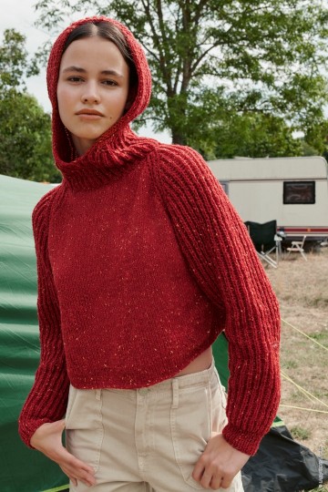 Country fine tweed trui