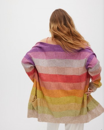 Diversa blokkenvest multi achterkant