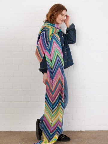 Farfalla sjaal met driehoeken