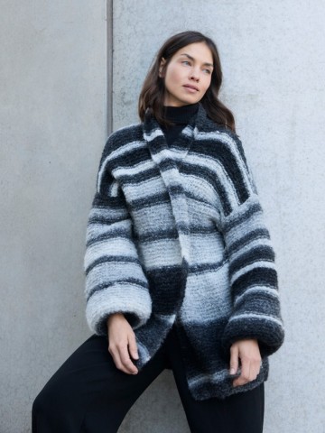 Gigante vest sjaalkraag