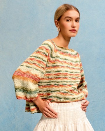 Gomitolo california topdown trui