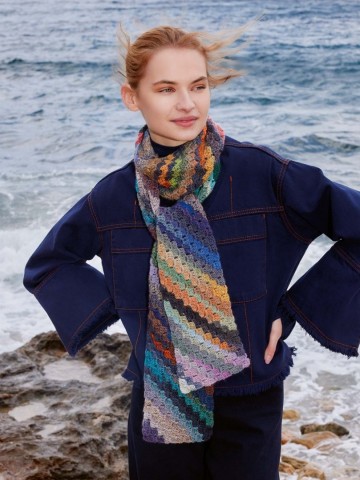 Infinity gehaakte sjaal