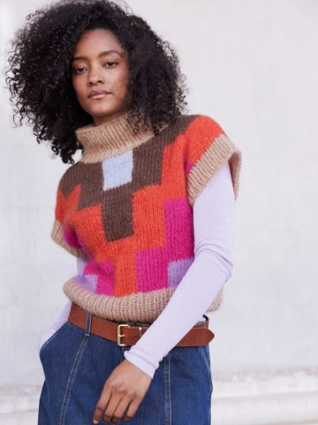 Mohair di gio spencer blokken