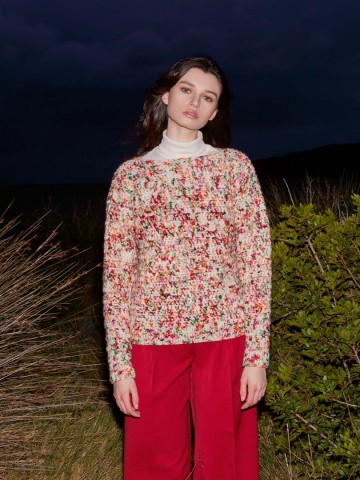 Mosaic gehaakte trui