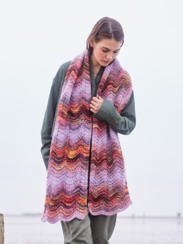 Picasso sjaal pauwsteek