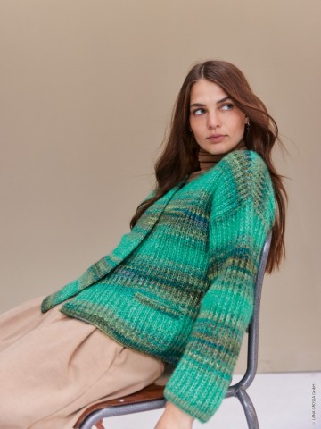 Picasso vest halve pattend