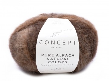 Pure alpaca natural colors 100