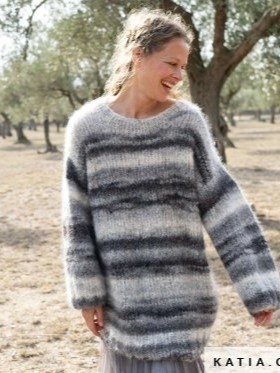 Pure alpaca natural colors trui