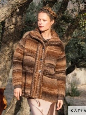 Pure apaca natural colors vest kraag