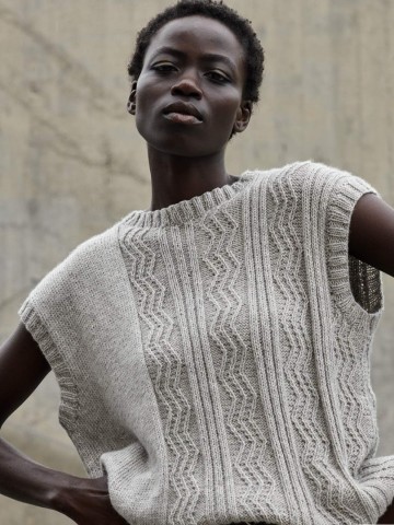 Puro cotone shirt kabel patroon