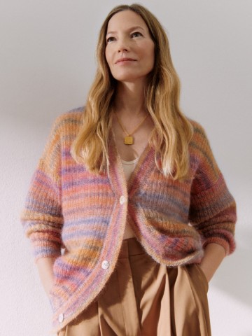 Silhair print vest model 13