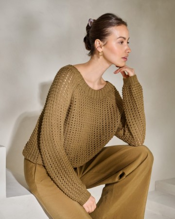 Tessera trui met gaatjes motief 2